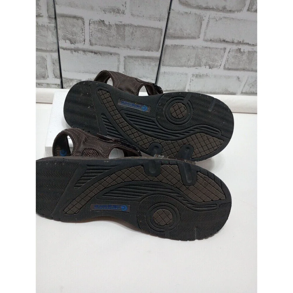 Men’s Nunn Bush Dual Comfort Open Toed Sandals W/ Two Straps Size 12